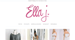 Desktop Screenshot of ellajboutique.com